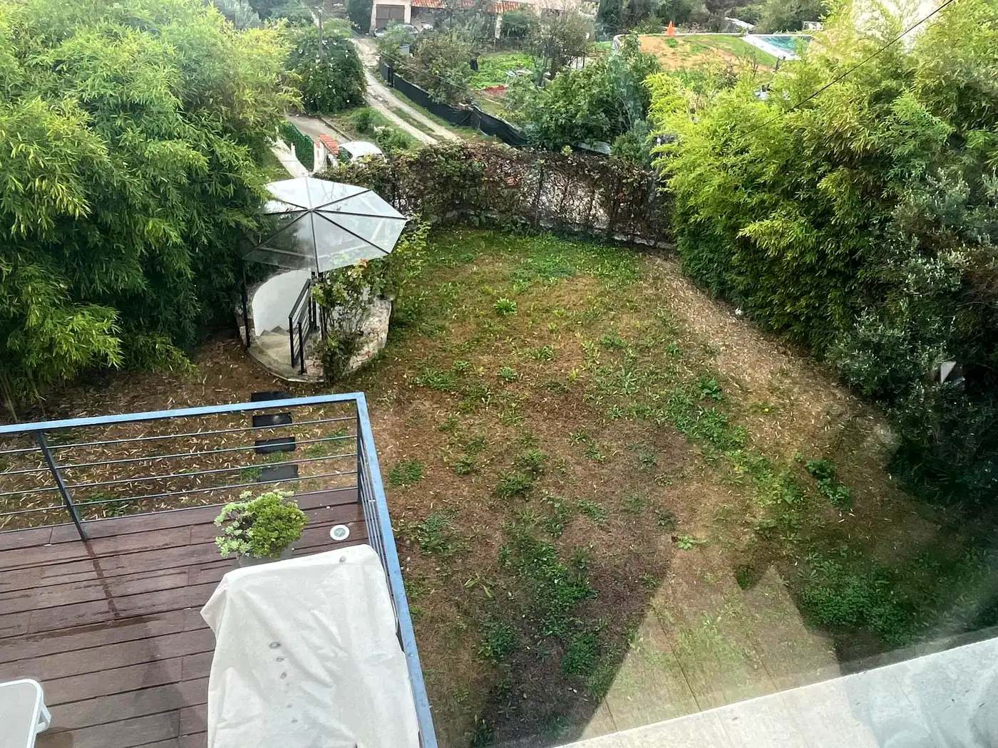 Jardin à Falicon (06), avant les travaux